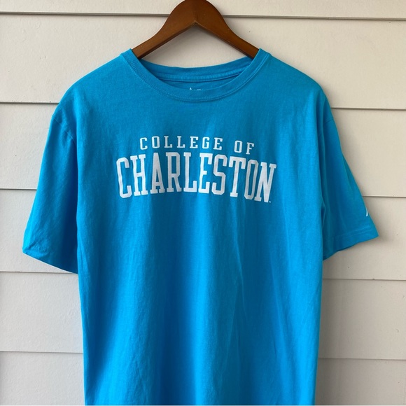 ALTA GRACIA • College of Charleston Blue & White Tee Shirt size Large - Picture 16 of 16